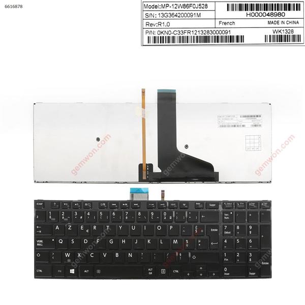 TOSHIBA   L50-A GLOSSY ,Backlit  ,Big Enter  FR 13G364200104M Laptop Keyboard (OEM-A)