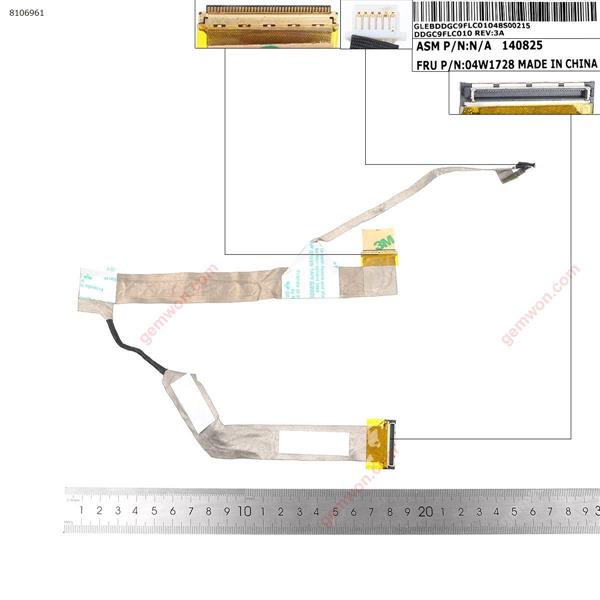  Lenovo IBM ThinkPad L420 L421  LCD/LED Cable DDGC9FLC010  04W1728