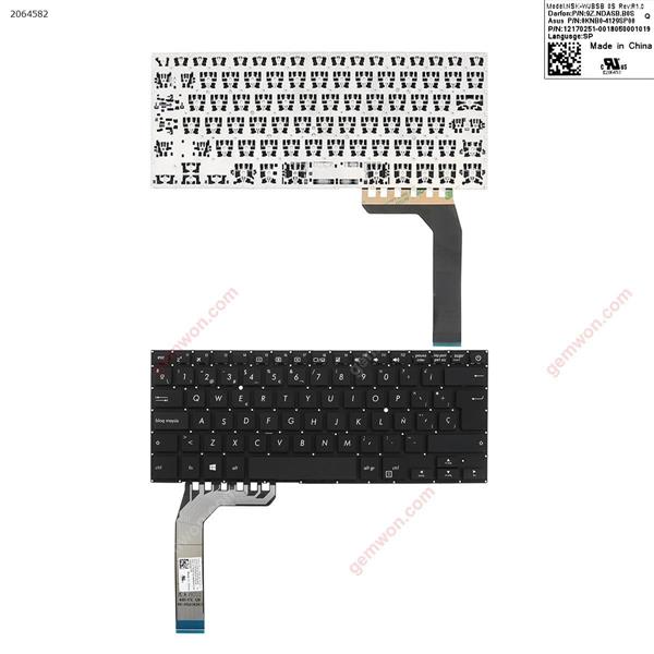 ASUS X407 X407M X407MA X407UBR X407UA X407UB A407 BLACK(without FRAME)  SP 0KNB0-4129SP00 NB49-A DGYJ Laptop Keyboard (OEM-B)