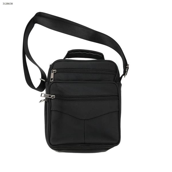 2019 Summer new cow bag small backpack slanted handbag, black（Real Cowhide） Outdoor backpack N/A