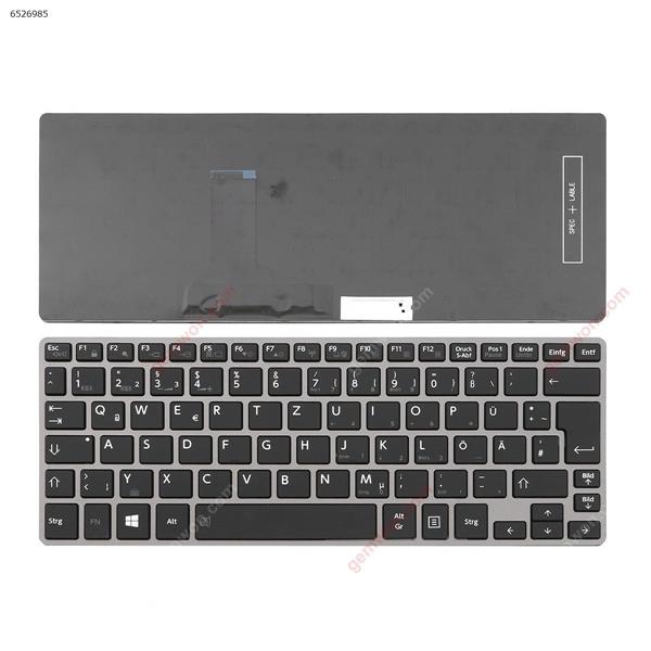 TOSHIBA  Z30-A   GRAY FRAME  BLACK (Without Point stick) GR N/A Laptop Keyboard (OEM-A)