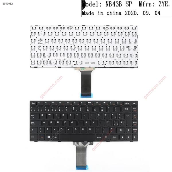 LENOVO G40-70 Flex 2 14 BLACKFRAME BLACK(For Win8)OEM  SP 25214755       V-136520USI         PK1314K3A00        PK130TH3A00 Laptop Keyboard (OEM-B)