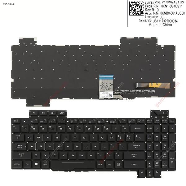  Asus  GL504 GL504GS GL504GM GL504V  BLACK (Without FRAME,Backlit,WIN8)  US N/A Laptop Keyboard (A+)