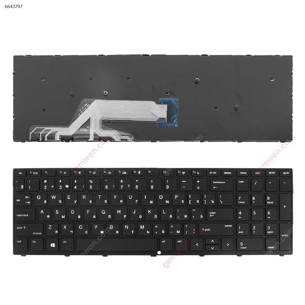 HP Probook 450 G5 455 G5 470 G5 BLACK FRAME BLACK WIN8 OEM RU 450 G5 Laptop Keyboard (OEM-A)