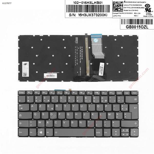 LENOVO IdeaPad 320-14ISK 320S-14IKB 320S-14IKBR GRAY  , Backlit, Cable  Folded   ,Big Enter  )  FR SN20M61624 Laptop Keyboard (OEM-A)