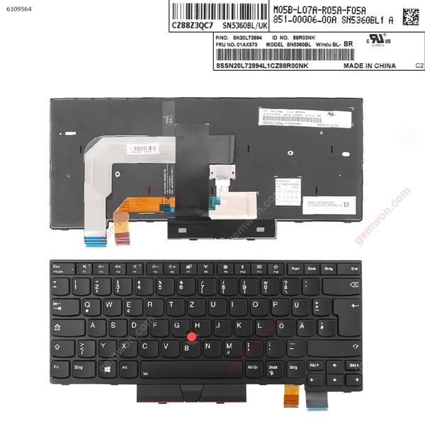 ThinkPad T470 BLACK FRAME BLACK (Backlit,For Win8) GR SN20P41853 Laptop Keyboard (A+)
