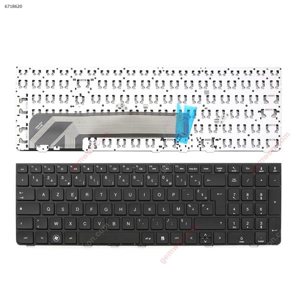 HP Probook 4535S 4530S 4730S BLACK FRAME  BLACK  ，OEM FR N/A Laptop Keyboard (OEM-B)