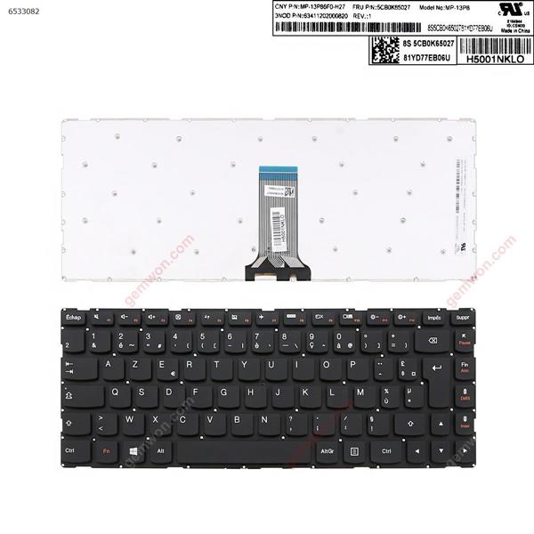  Lenovo U31-70 U41-70 500S-14ISK S41-35 S41-70 S41-75 BLACK(Without Frame) FR MP-13P86F0-H27 Laptop Keyboard (A)
