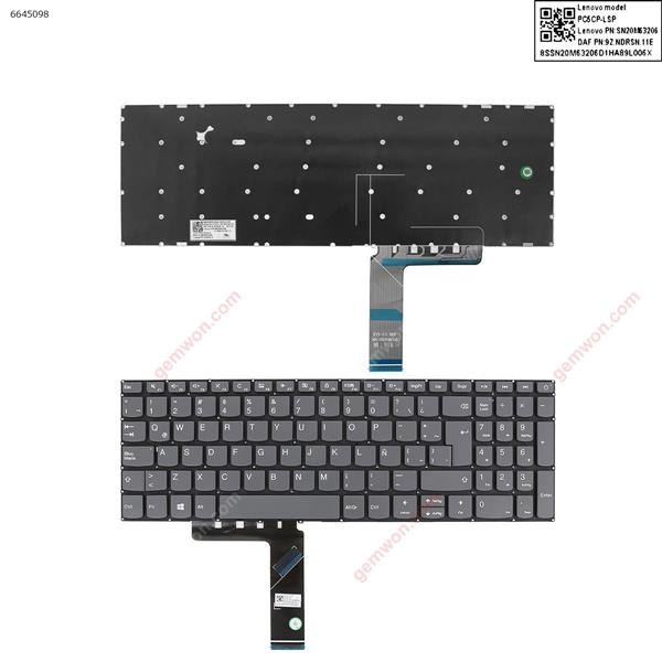 Lenovo IdeaPad 320-15ABR 320-15IAP 320-15AST 320-15IKB 320-15ISK GRAY win8(Without FRAME) LA N/A Laptop Keyboard (OEM-A)