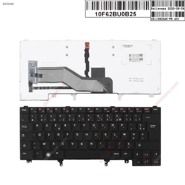 DELL Latitude E6420 E5420 E6220 E6320 E6430 BLACK(Backlit  ， Without Point stick,For Win8) Reprint FR SX118925A Laptop Keyboard (Reprint)