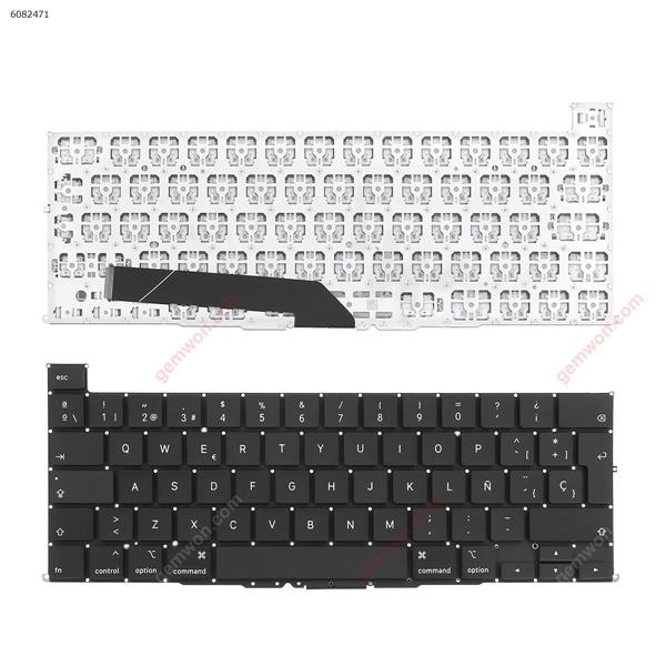 APPLE Macbook Pro A2141 BLACK(without Backlit) SP N/A Laptop Keyboard (OEM-A)
