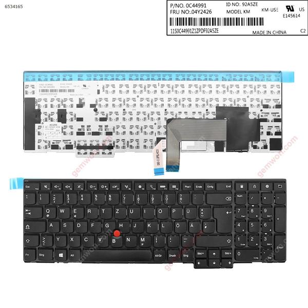 ThinkPad E531 T540 BLACK ( Without Foil  ) GR 0C44991 Laptop Keyboard (A+)