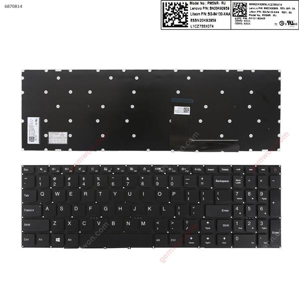 LENOVO Ideapad 110-15ACL 110-15AST 110-15IBR BLACK win8(  Without FRAME   )（Reprint） US SN20K92959 Laptop Keyboard (Reprint)