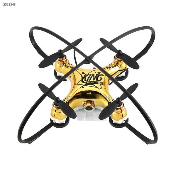 CF-922 Mini Drone 2.4G 4CH 6-Axis 3D Flip Headless Mode Mini Racing Drone Aircraft Children Toy For Boys  Gold Drone CF-922