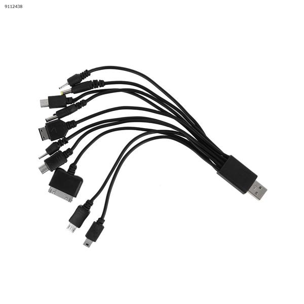Multifunctional charging USB data cable 10 in 1 Charger & Data Cable N/A