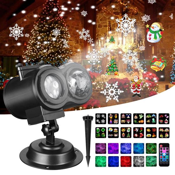 Double-tube water lamp 12 pattern Card film projector lamp Christmas lamp （US） Other N/A