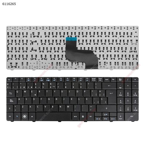 ACER AS5516 AS5517/eMachines E625 BLACK (Without foil) (Version 1) SP MP-08G6-UK-AG 002-08G66L-B02 Laptop Keyboard (OEM-B)