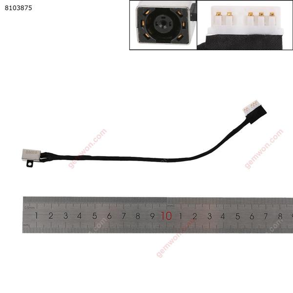 New AC DC Jack Power Plug in Charging Port Connector Socket with Wire Cable Harness Replacement for Dell Inspiron 14R / 14 5421/5437 3421/3437