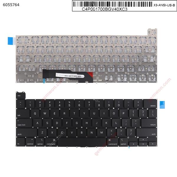 APPLE Macbook Pro A2251 BLACK(without Backlit) US N/A Laptop Keyboard (OEM-A)