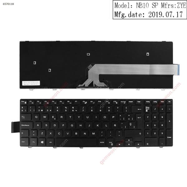 Dell Inspiron 15-5000 Series 5547 5521 5542 BLACK FRAME BLACK (Win8)OEM SP G160830        YXK2104         NB10-UK Laptop Keyboard (OEM-B)