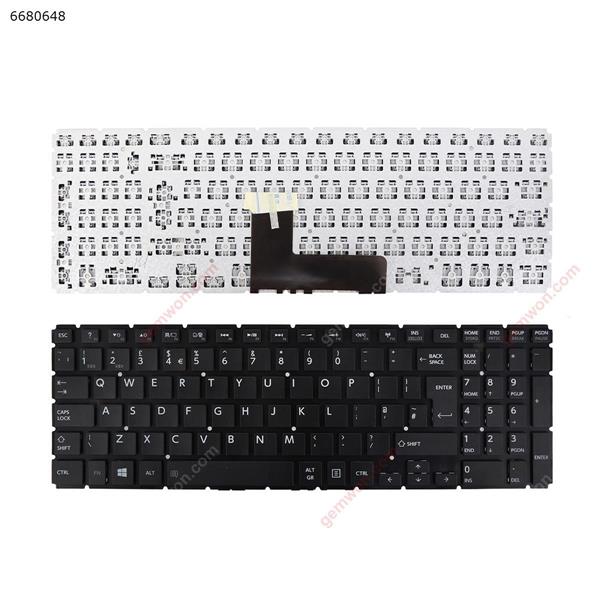 TOSHIBA Satellite L50-B S50-B L50D-B L50T-B L50DT-B L55(D)-B S55-B S55T-B S55D-BLACK (Without FRAME,Without foil,Win8) UK NP-13R7       002L13R76LHB01 Laptop Keyboard (OEM-B)
