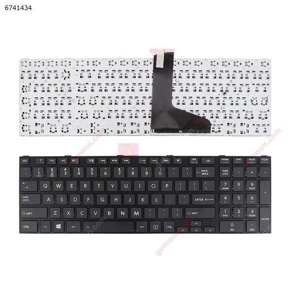 TOSHIBA C55-A BLACK  FRAME BLACK(For Win8) US SOE-NCB890   AG-6800 Laptop Keyboard (OEM-B)