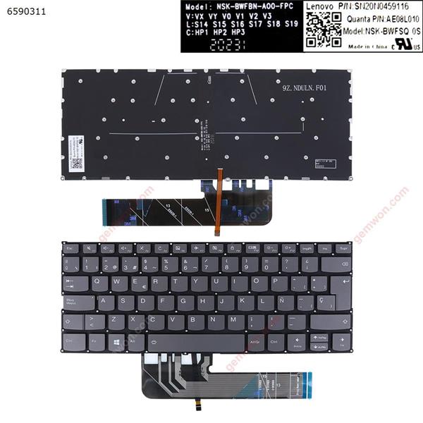 IBM Lenovo Yoga 530-14IKB 530-14ARR  730-13ikb 730-13iwl 730-15ikb 730-15iwl  GRAY （backlit , without frame ，win8） SP SN20N0459116 AE08L010 BWQBNUK Laptop Keyboard (OEM-A)