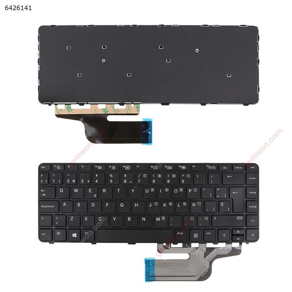 HP 430 G3 430 G4 440 G3 440 G4 445 G3 BLACK Frame BLACK(Win8)OEM SP HR05A Laptop Keyboard (OEM-B)