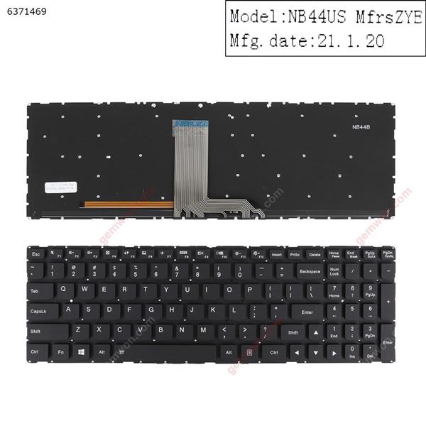 Lenovo YOGA 500-15IBD 500-15IHW BLACK(Backlit，Without FRAME, For Win8) US SN20K28280 V-149420LS1-US Laptop Keyboard (OEM-A)