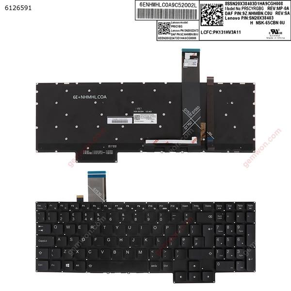 Lenovo  Y7000 2020 R7000 2020 Y7000P R7000P 2020 black ( Backlit,Without FRAME,WIN8) UK N/A Laptop Keyboard (OEM-A)