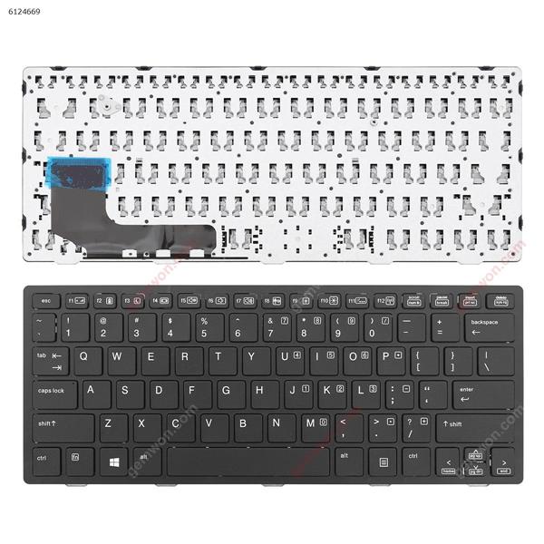 HP EliteBook 810 G1 BLACK  FRAME BLACK (without point,Win8) US FA02-A Laptop Keyboard (OEM-B)