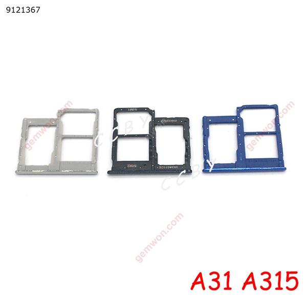 20PCS For Samsung Galaxy A31 A315F 2020 Sim Card Reader Holder Dual Sim Card Tray Holder Slot Adapter  
