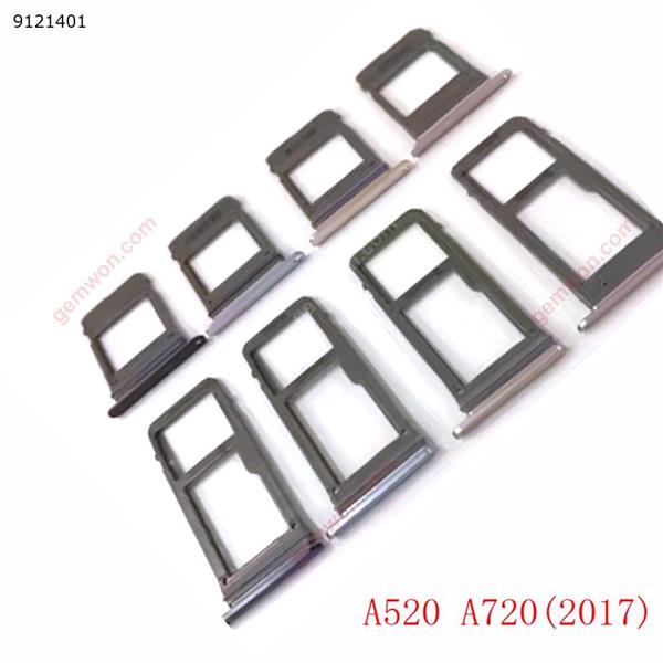5pcs SIM Card Tray For Samsung Galaxy A520 A720 A5 A7 2017 SIM Card Reader Sim Tray Holder SD Sim Slot Replacement Parts  
