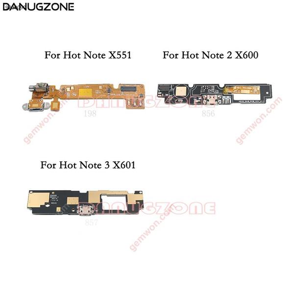 Puerto de carga USB clavija para caja de enchufe conector placa de carga Cable flexible para Infinix Hot S X521/NOTE X551 X552 X557 X600 X601 All 