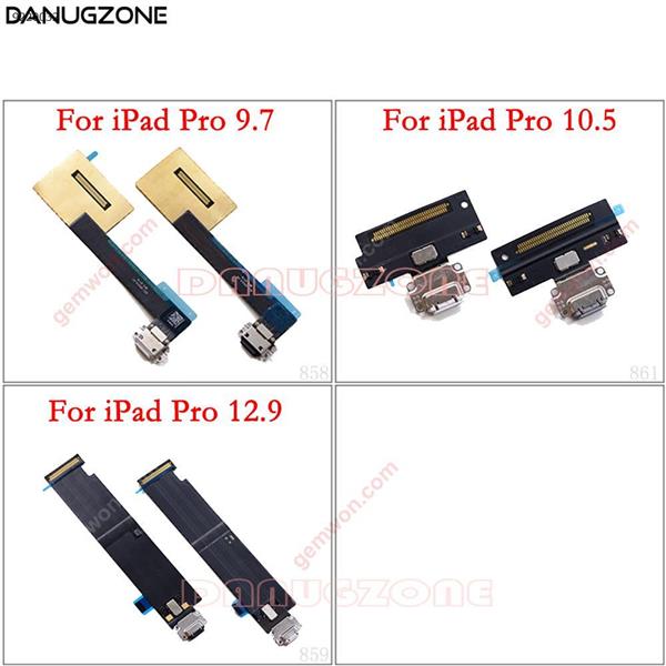 Conector de puerto de carga USB carga enchufe de muelle Jack Plug Flex Cable para iPad Pro 12,9 pulgadas A1584 A1652/9,7 pulgadas/10,5 pulgadas All 