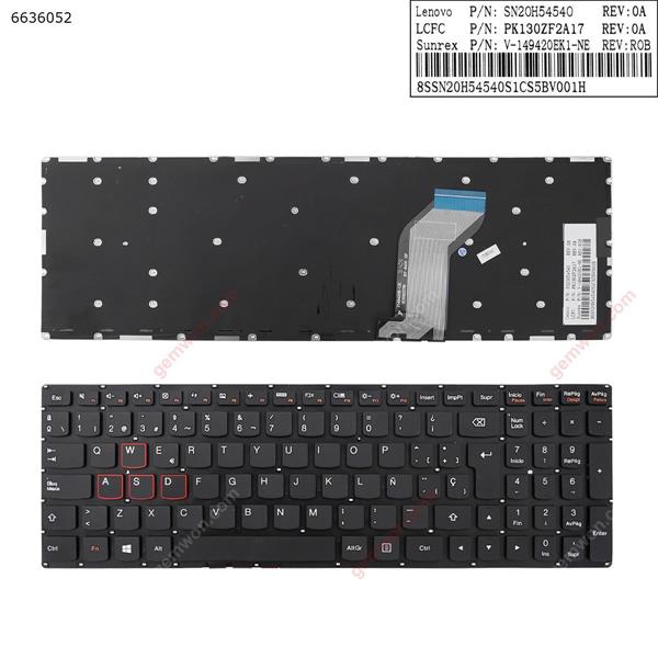 Lenovo  saviour  15   Y700-15isk    BLACK , without FRAME ，WIN8 SP V149420E         SCNR237B1            BY-8400 Laptop Keyboard (OEM-A)