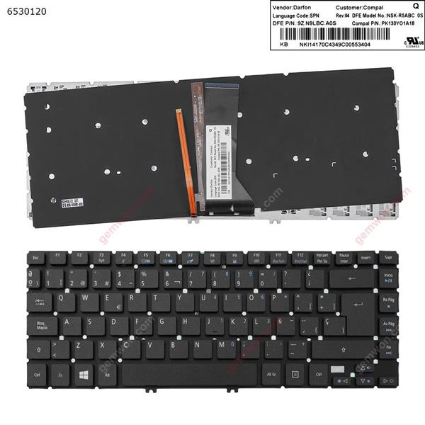 ACER Aspire R7-572 R7-572G R7-572P BLACK( Win8,Backlit) SP 9Z.N9LBC.A1F PK130YO1A24 Laptop Keyboard (A+)