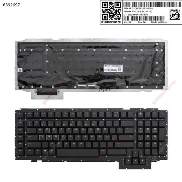HP 17-AP  BLACK (Without FRAME ） BE 2B-BB521H100 BGUAP3AF7CP005 Laptop Keyboard (A+)