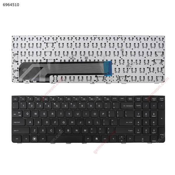 HP Probook 4535S 4530S 4730S BLACK FRAME BLACK OEM US HD06-B Laptop Keyboard (OEM-B)
