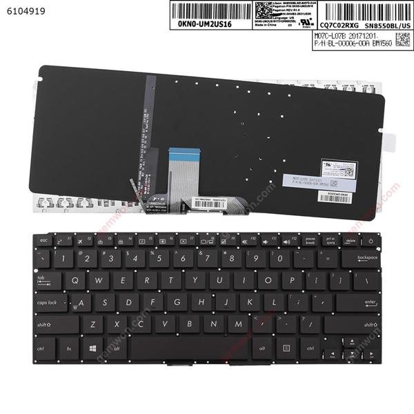 Asus-ZenBook-UX310-UX310UA-UX310UQ-U4000  BLACK   Without FRAME, Backlit   win8  US SN8550BL  OKNB0-2631 13-0130C-WX01-001US Laptop Keyboard (Original)