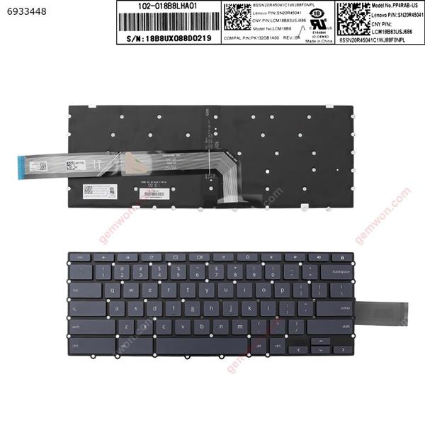 Lenovo chromebook  s330   GRAY (Backlit,Without FRAME,WIN8) US SOE-NCB1768 002-18B73LHD11 Laptop Keyboard (Original)