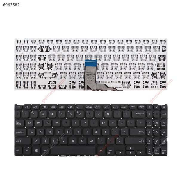 Asus X512   BLACK  Win8 （Compatible with  X509） US 4H-NG60M00A 6K+NG60M00A       12062894-0019190000793           9Z.NG060M801 Laptop Keyboard (OEM-A)