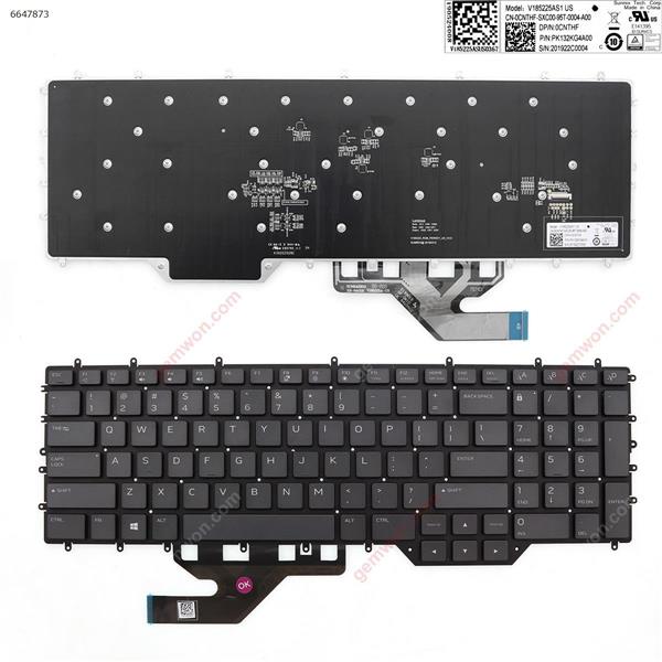 Dell Alienware m17 r2  BLACK  (Without FRAME, Full Colorful Backlit ,WIN8)  US PK132VQ2C00  V185225AS2  SCNR422C0 XR-8400S Laptop Keyboard (Original)
