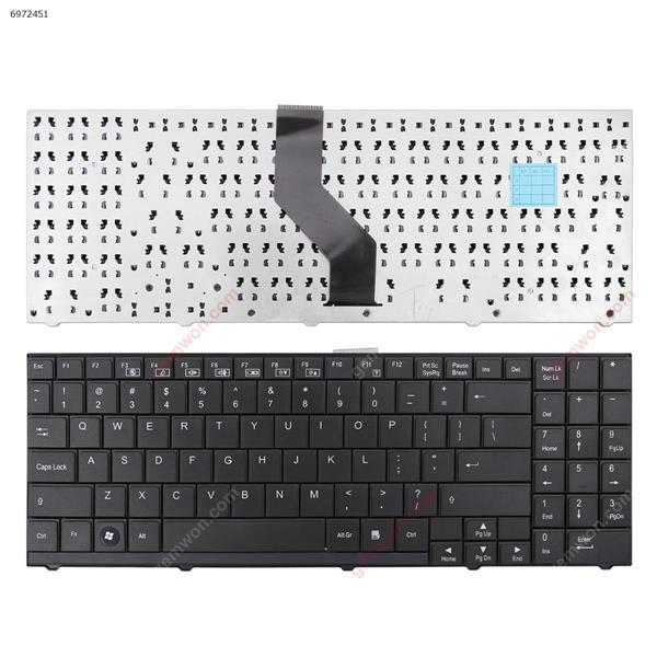 Medion Akoya P6610~P6619 BLACK Without Foil  US N/A Laptop Keyboard (OEM-A)