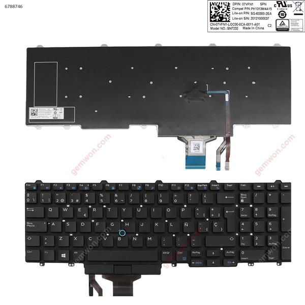 DELL E5550 BLACK (wihtout backlit,With Point Stick ,Win8 SP GODA    SN7232      PK1313M4A15         SG-63300-2EA        20121000037 Laptop Keyboard (OEM-A)