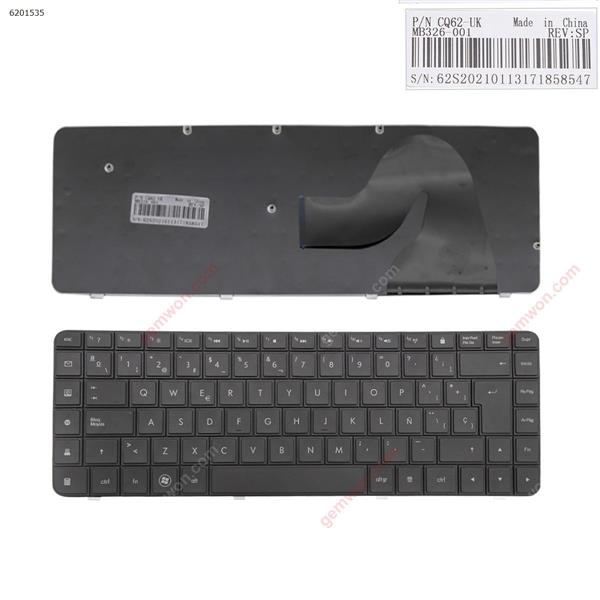 HP CQ62 CQ56 BLACK(Without foil,OEM) SP JL-0365 H326-1UK Laptop Keyboard (OEM-B)