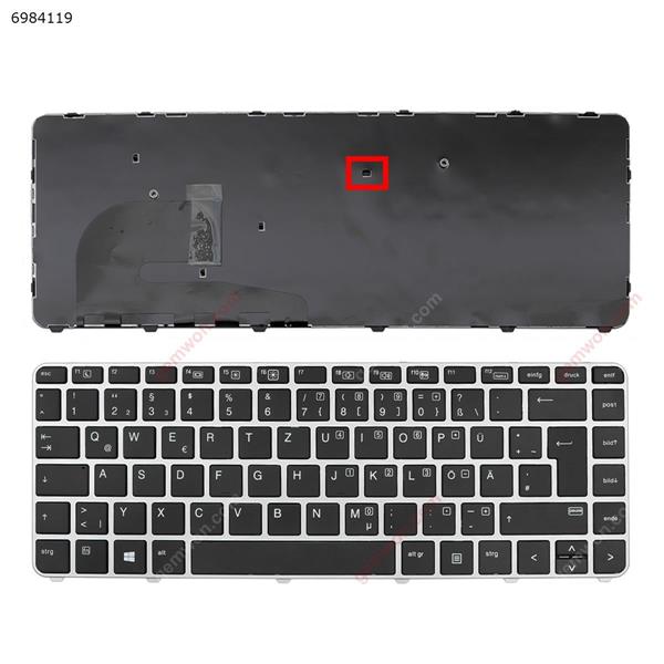 HP EliteBook 840 G3 SILVER FRAME BLACK ,OEM(without  point, ,Win8, ）  GR N/A Laptop Keyboard (OEM-B)
