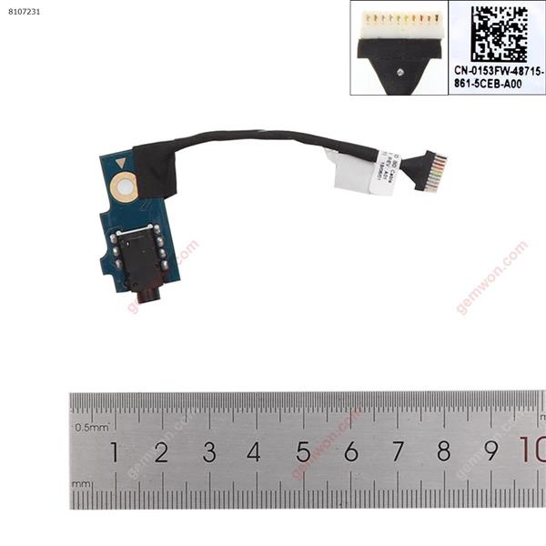 Audio jack card cable for Dell latitude 13 3380 chromebook 0153FW Board 0153FW