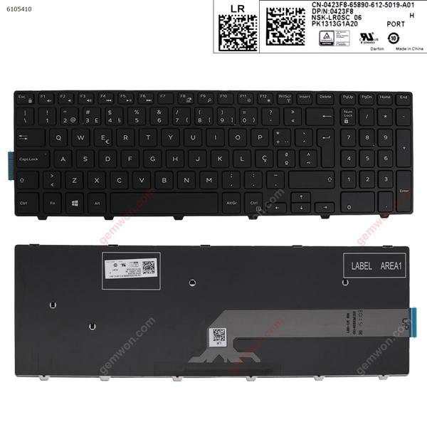 Dell Inspiron 15-5000 Series 5547 5521 5542 BLACK FRAME BLACK  OEM   Win8 PO PK1313G1A31      NSK-LR0SC Laptop Keyboard (OEM-B)
