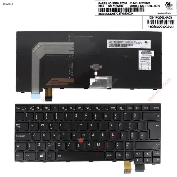 ThinkPad T460S BLACK FRAME BLACK (Backlit,For Win8)  PO N/A Laptop Keyboard (A+)